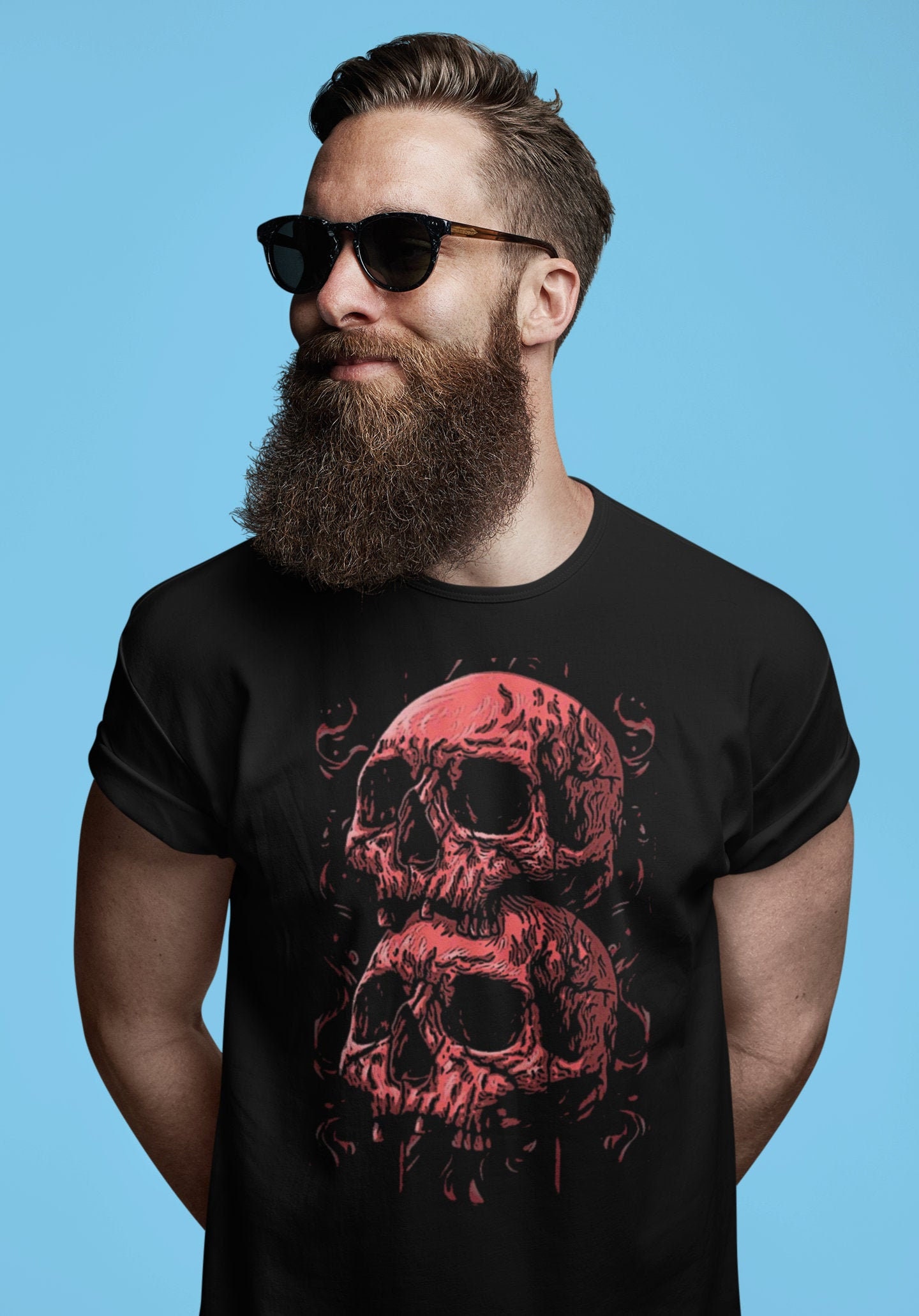 Skulls Skeleton Goth Halloween Shirt Skulls Skeleton Goth Halloween Shirt