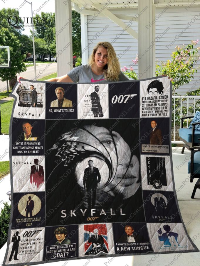 Skyfall 007 Quilt Blanket Skyfall 007 Quilt Blanket