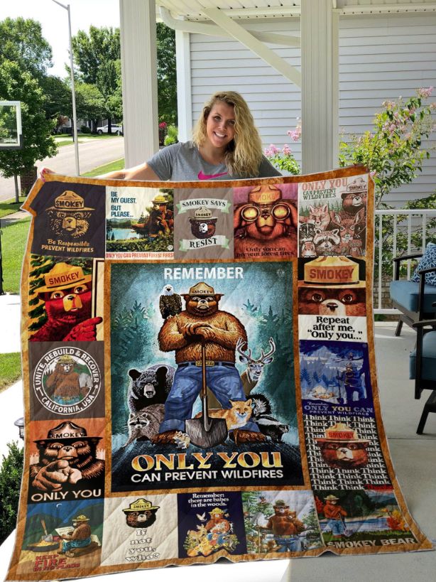Smokey Bear Quilt Blanket Smokey Bear Quilt Blanket