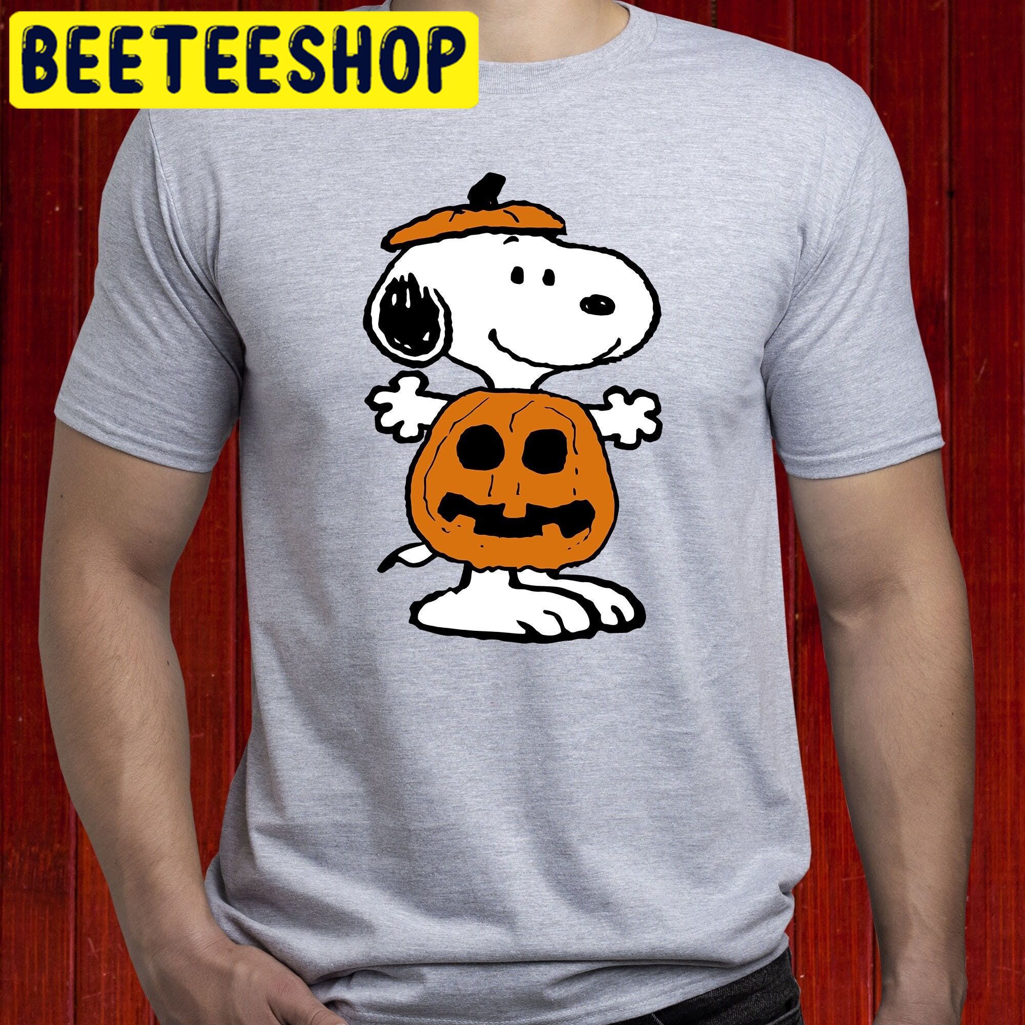 Snoopy Pumpkin Halloween Trending Unisex Shirt Snoopy Pumpkin Halloween Trending Unisex Shirt