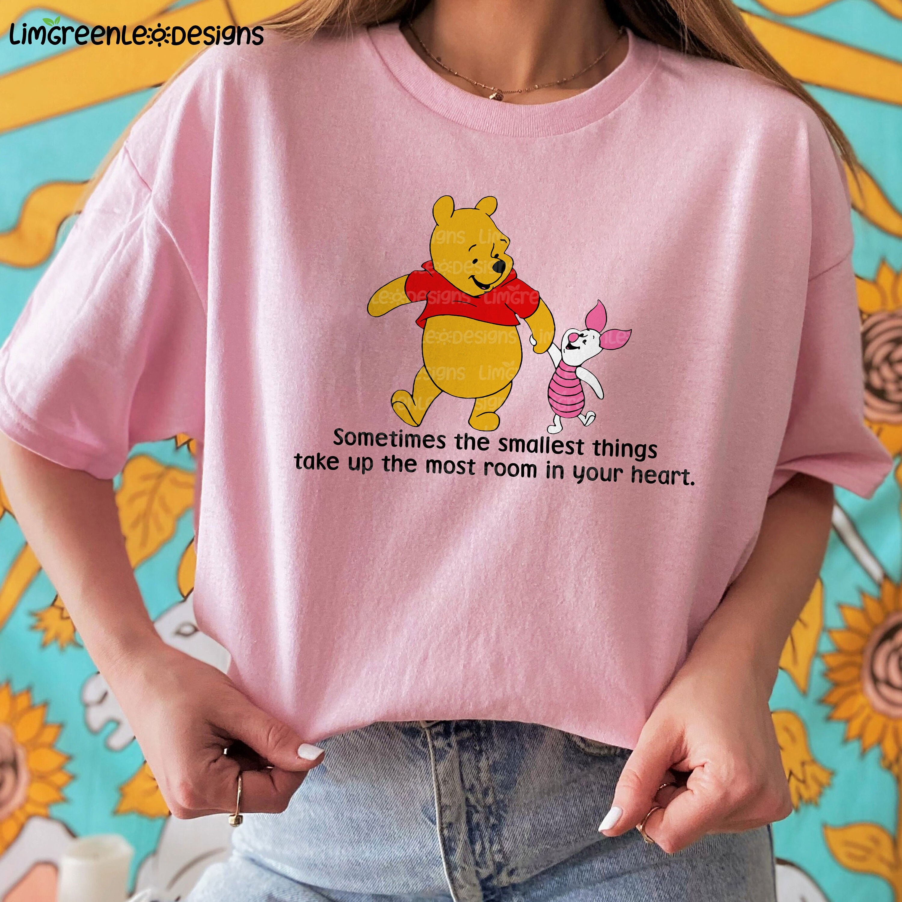 Sometimes The Smallest Things Pooh And Piglet Winnie The Pooh Trending Unisex Shirt Sometimes The Smallest Things Pooh And Piglet Winnie The Pooh Trending Unisex Shirt