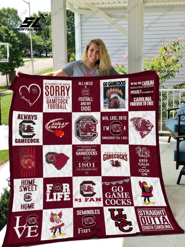 South Carolina Gamecocks Keep Calm And Cock On Quilt Blanket Great Customized Blanket Gifts For Birthday Christmas Thanksgiving South Carolina Gamecocks Keep Calm And Cock On Quilt Blanket Great Customized Blanket Gifts For Birthday Christmas Thanksgiving