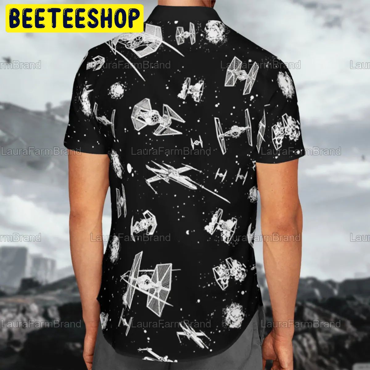 Space Ship Battle Star Wars Trending Hawaiian Shirt Space Ship Battle Star Wars Trending Hawaiian Shirt