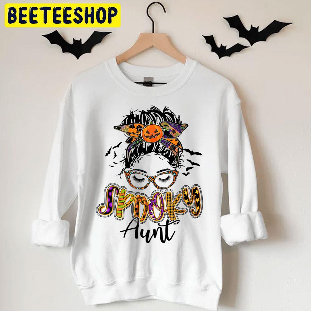 Spooky Aunt Happy Halloween Trending Unisex T-Shirt Spooky Aunt Happy Halloween Trending Unisex T-Shirt