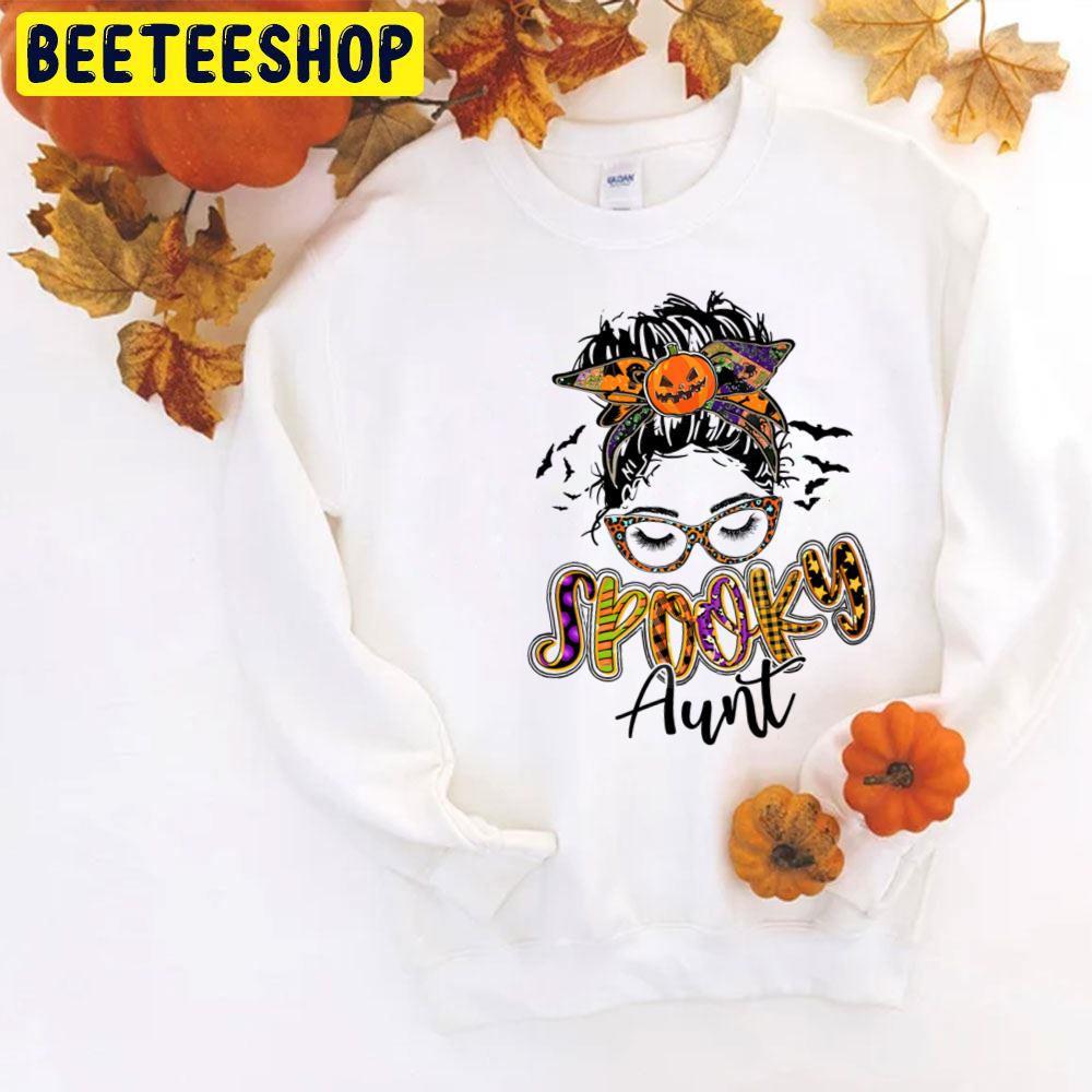 Spooky Aunt Happy Halloween Trending Unisex T-Shirt Spooky Aunt Happy Halloween Trending Unisex T-Shirt