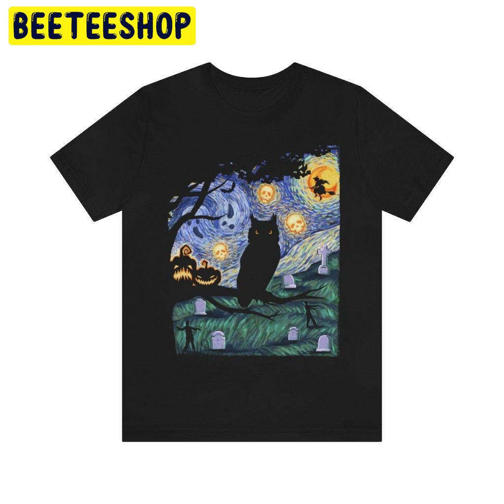 Spooky Night Owl Trending Unisex Shirt Spooky Night Owl Trending Unisex Shirt