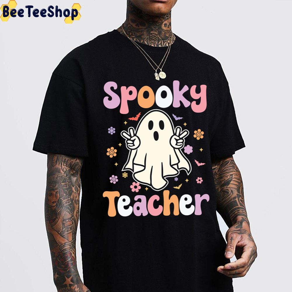 Spooky Teacher Boo Halloween Trending Unisex T-Shirt Spooky Teacher Boo Halloween Trending Unisex T-Shirt