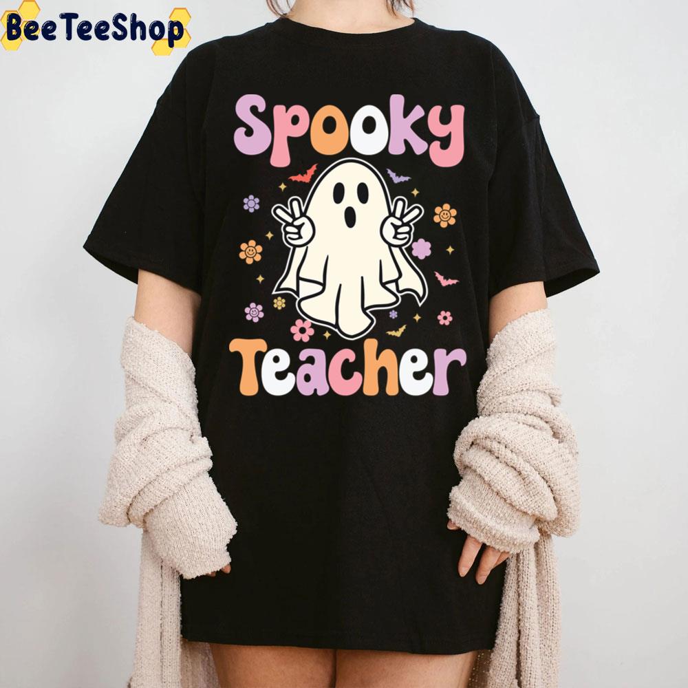 Spooky Teacher Boo Halloween Trending Unisex T-Shirt Spooky Teacher Boo Halloween Trending Unisex T-Shirt