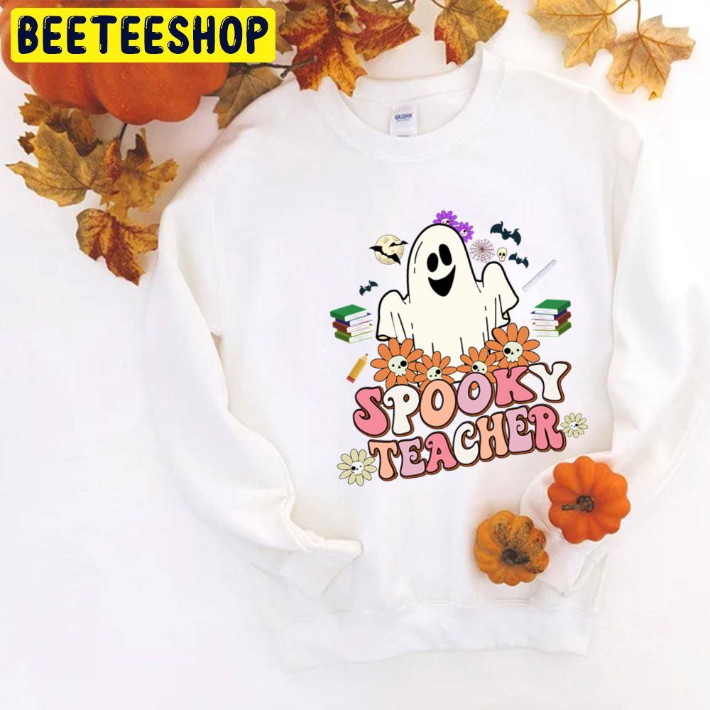 Spooky Teacher Halloween Trending Unisex T-Shirt Spooky Teacher Halloween Trending Unisex T-Shirt