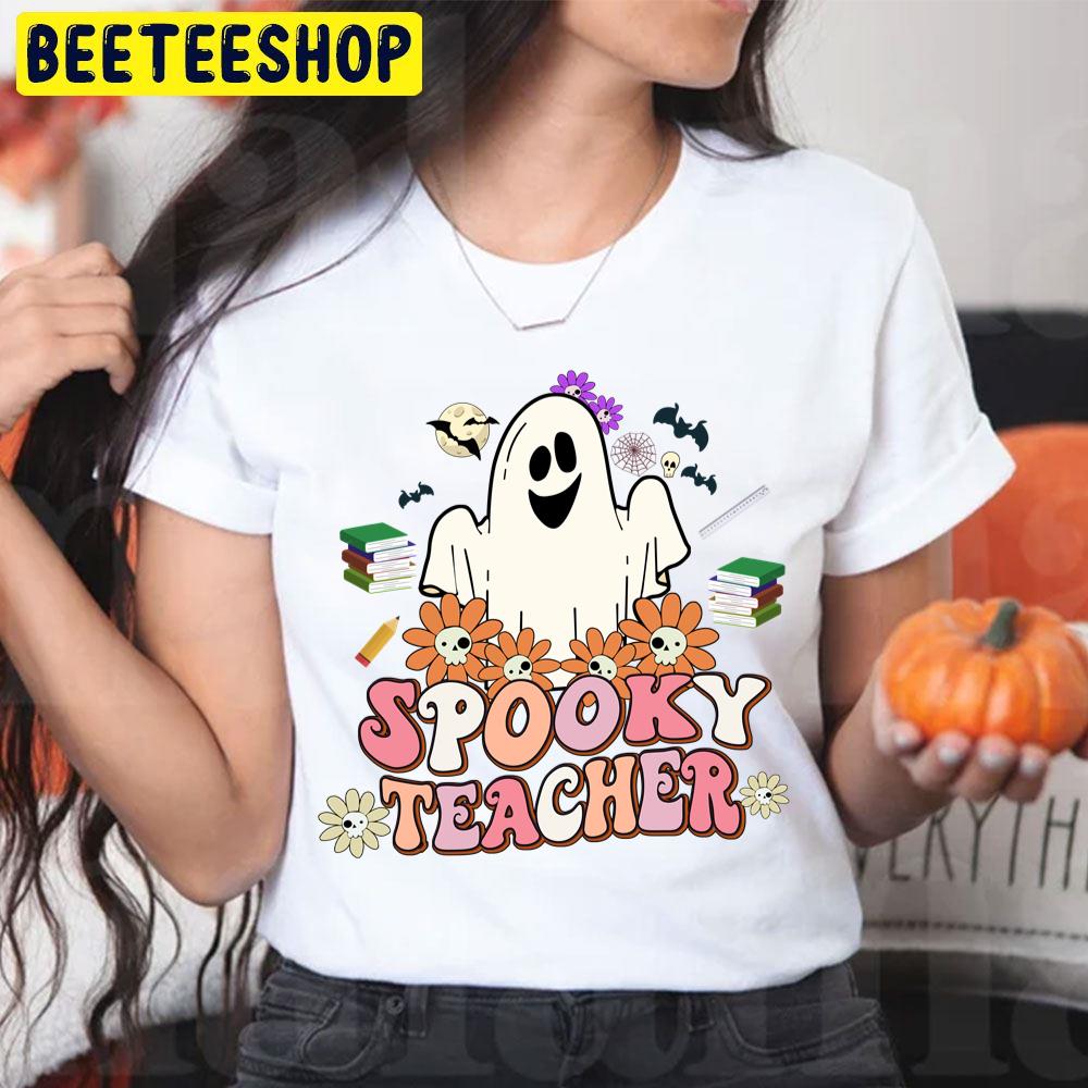 Spooky Teacher Halloween Trending Unisex T-Shirt Spooky Teacher Halloween Trending Unisex T-Shirt