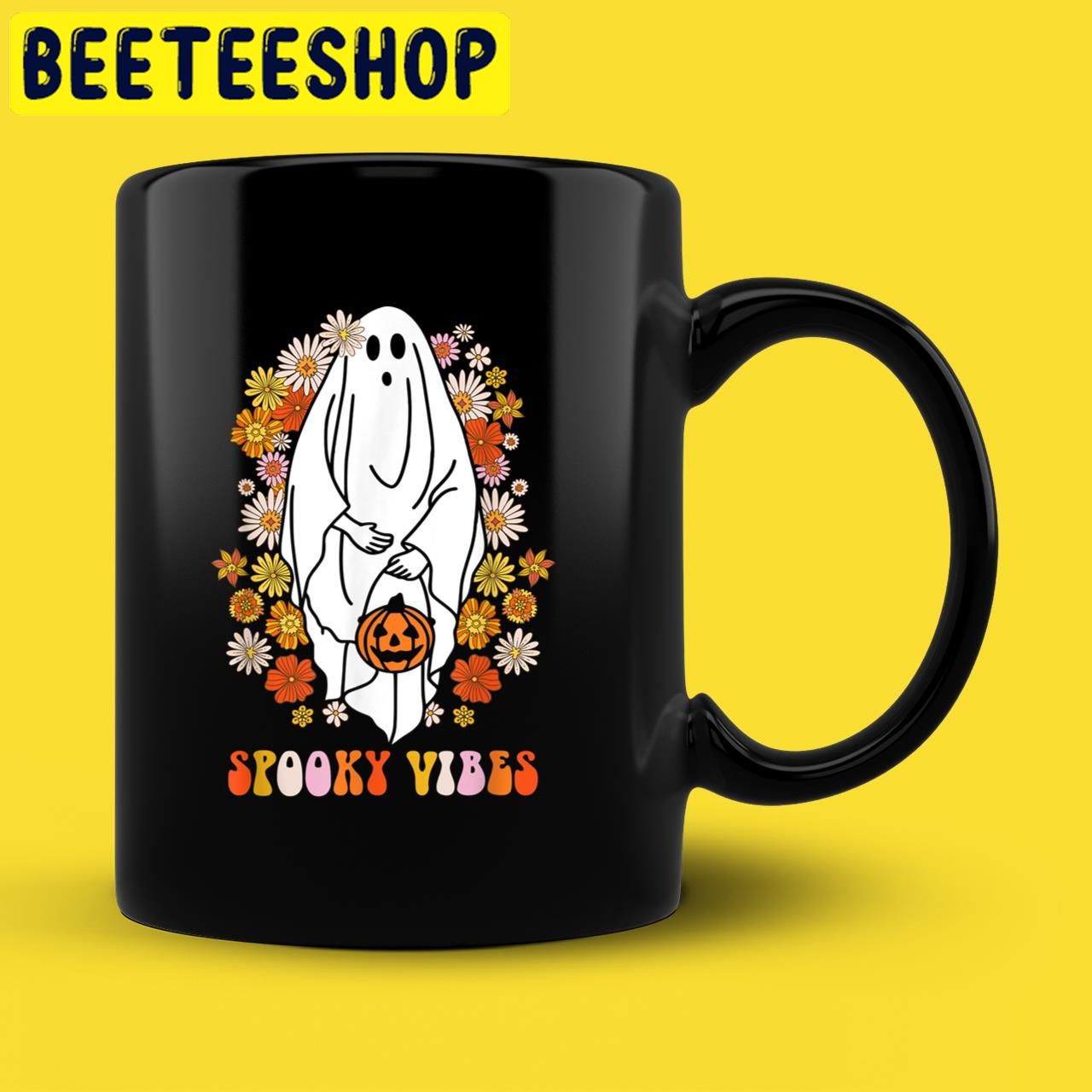 Spooky Vibes Funny Groovy Hippie Ghost Spooky Ghost Halloween Trending Unisex T-Shirt Spooky Vibes Funny Groovy Hippie Ghost Spooky Ghost Halloween Trending Unisex T-Shirt