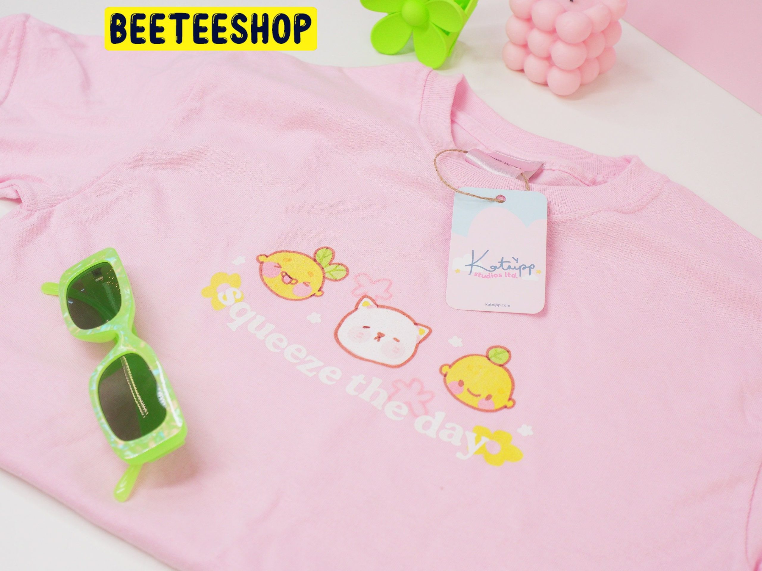Squeeze The Day Kawaii Pink Trending Unisex Shirt Squeeze The Day Kawaii Pink Trending Unisex Shirt