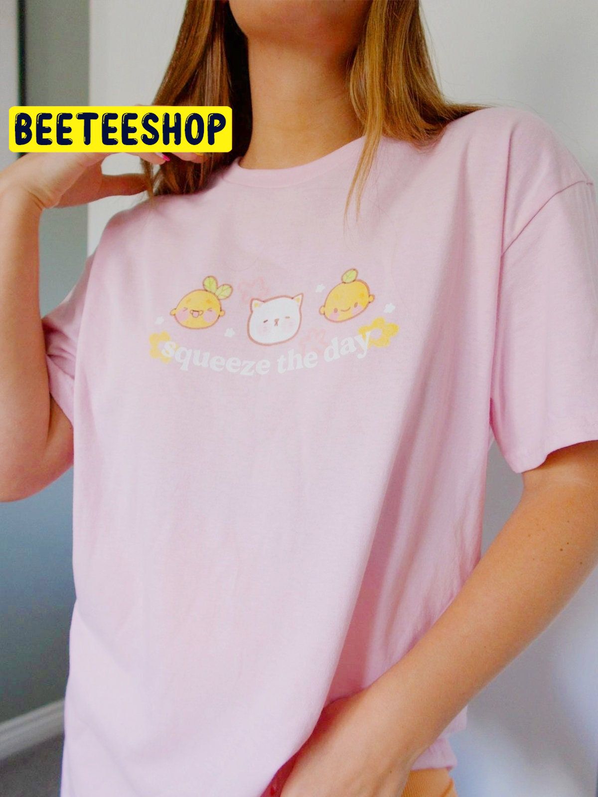 Squeeze The Day Kawaii Pink Trending Unisex Shirt Squeeze The Day Kawaii Pink Trending Unisex Shirt