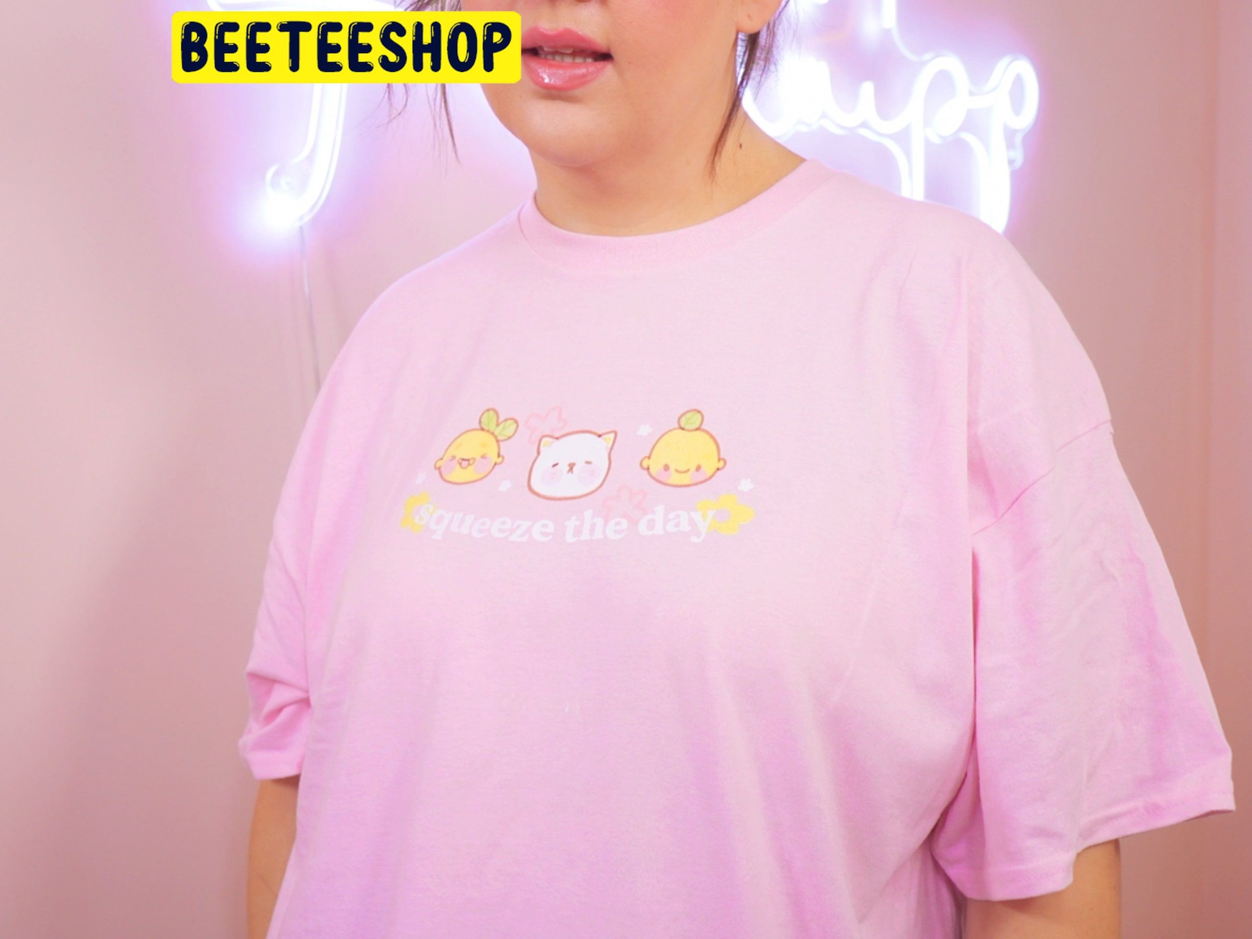 Squeeze The Day Kawaii Pink Trending Unisex Shirt Squeeze The Day Kawaii Pink Trending Unisex Shirt