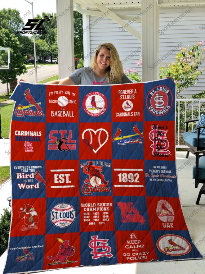 St. Louis Cardinals Quilt Blanket St. Louis Cardinals Quilt Blanket
