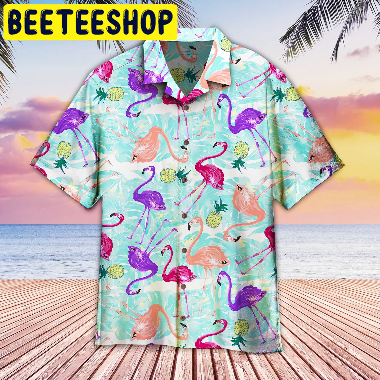 Stand Tall And Be A Fabulous Flamingo Funny Hawaiian Shirt Stand Tall And Be A Fabulous Flamingo Funny Hawaiian Shirt