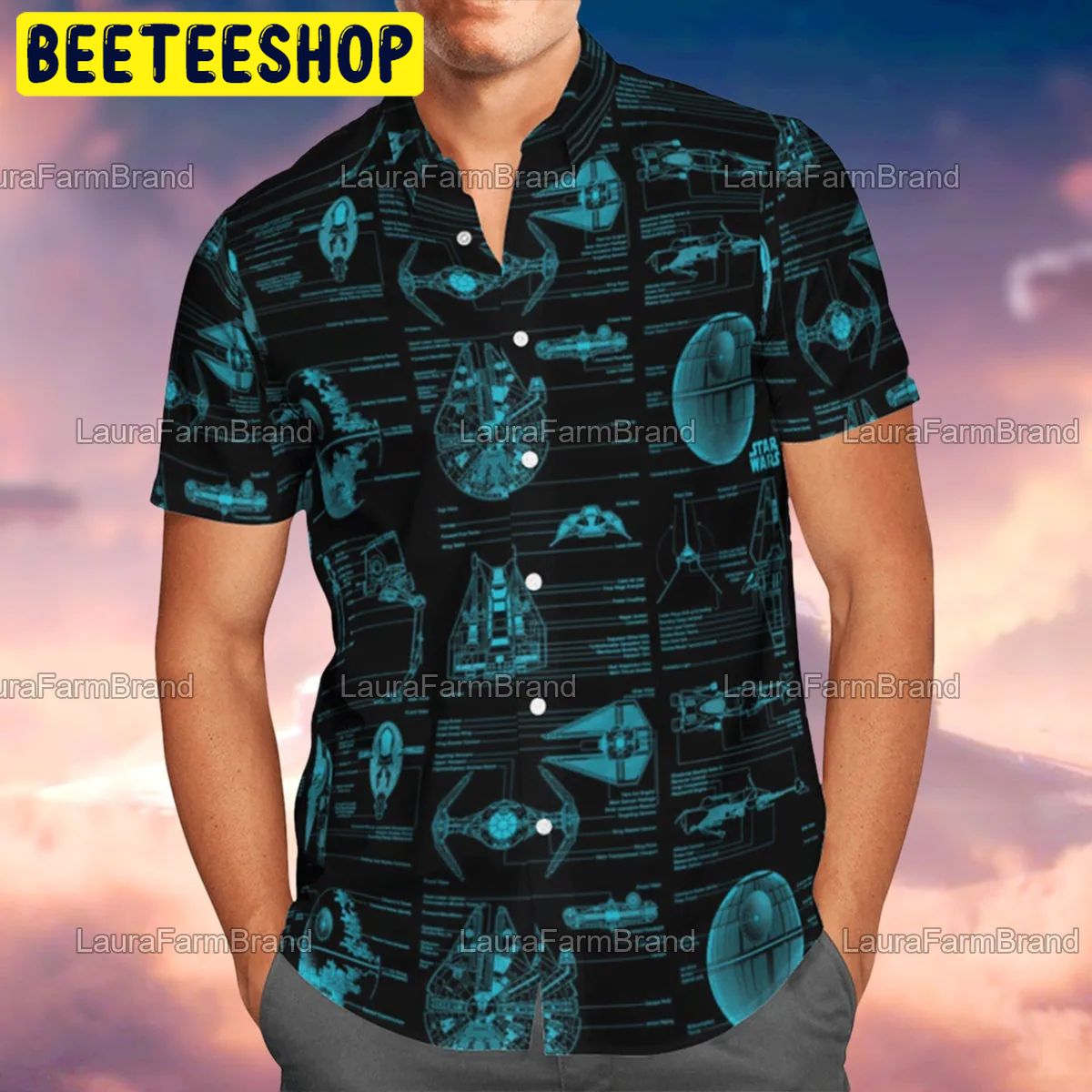 Star Wars Button Trending Hawaiian Shirt Star Wars Button Trending Hawaiian Shirt