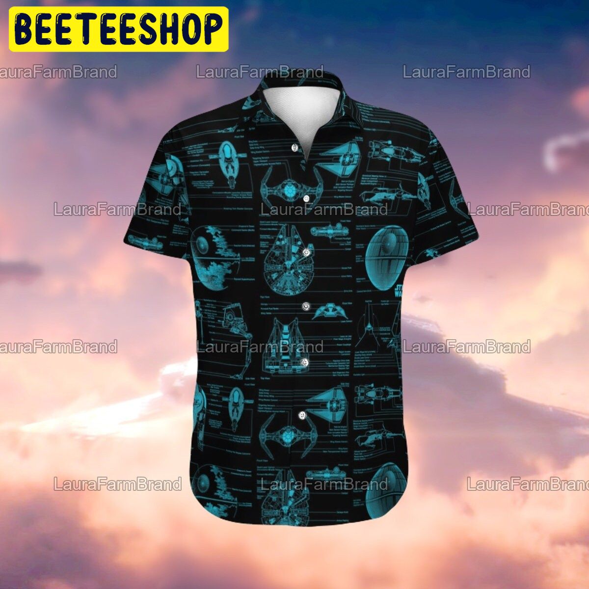 Star Wars Button Trending Hawaiian Shirt Star Wars Button Trending Hawaiian Shirt