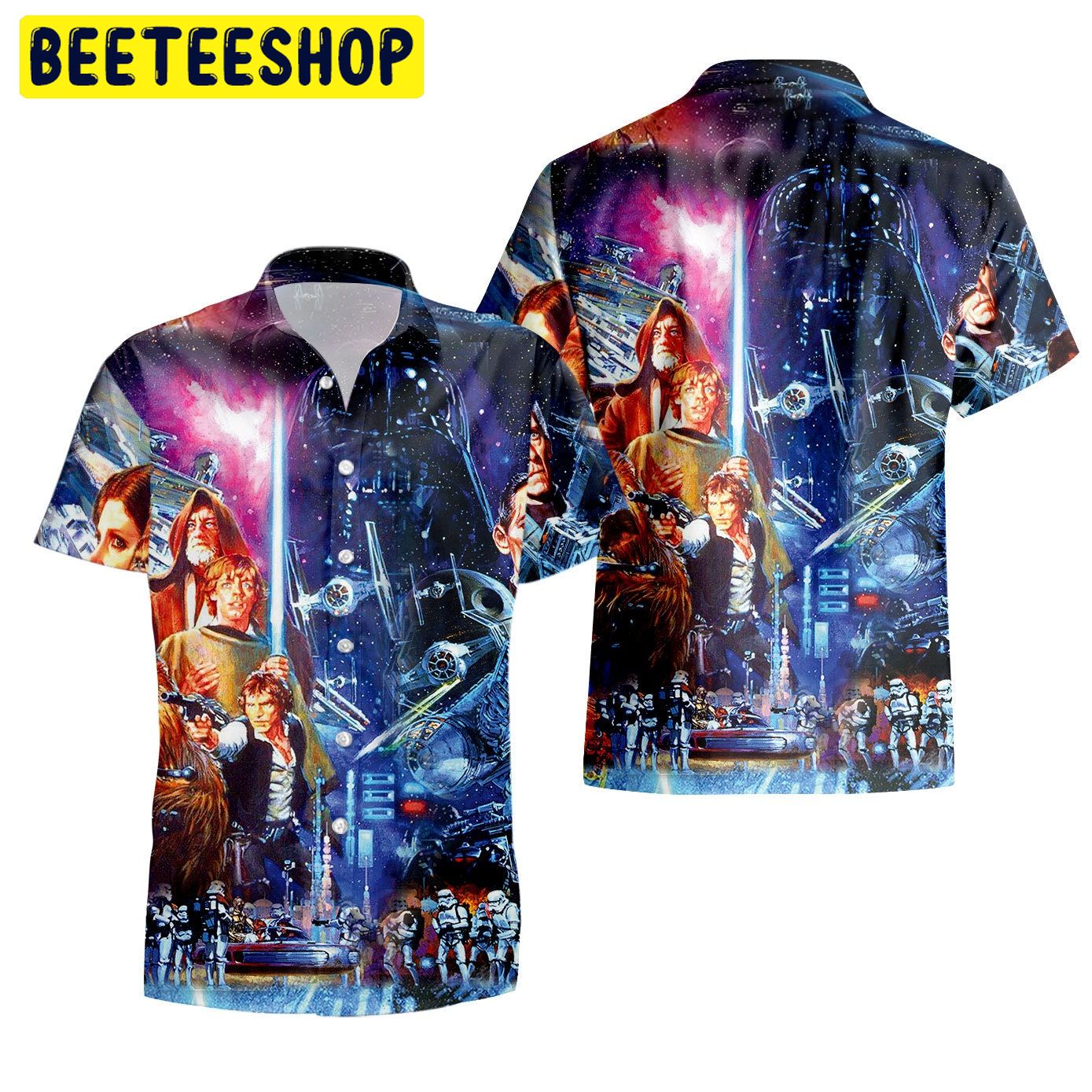 Star Wars Characters Cool Disneyland Trending Hawaiian Shirt Star Wars Characters Cool Disneyland Trending Hawaiian Shirt