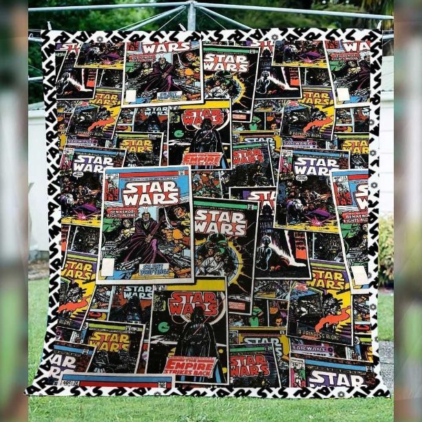 Star Wars Inspired Quilt Blanket Star Wars Inspired Quilt Blanket