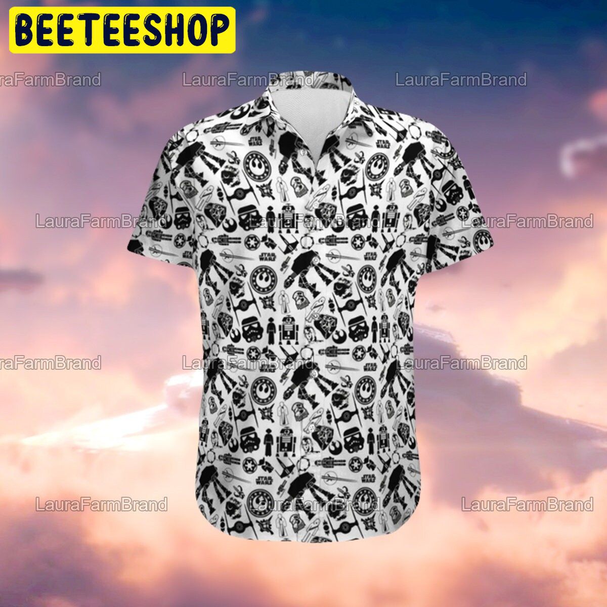 Star Wars Lover Pattern Trending Hawaiian Shirt Star Wars Lover Pattern Trending Hawaiian Shirt