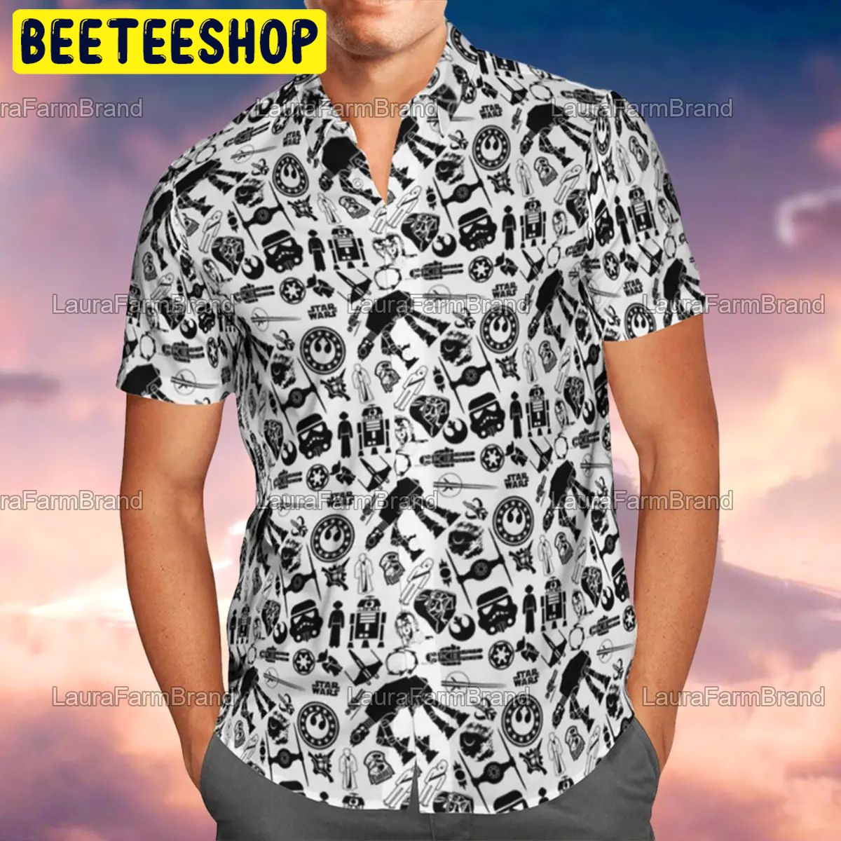 Star Wars Lover Pattern Trending Hawaiian Shirt Star Wars Lover Pattern Trending Hawaiian Shirt