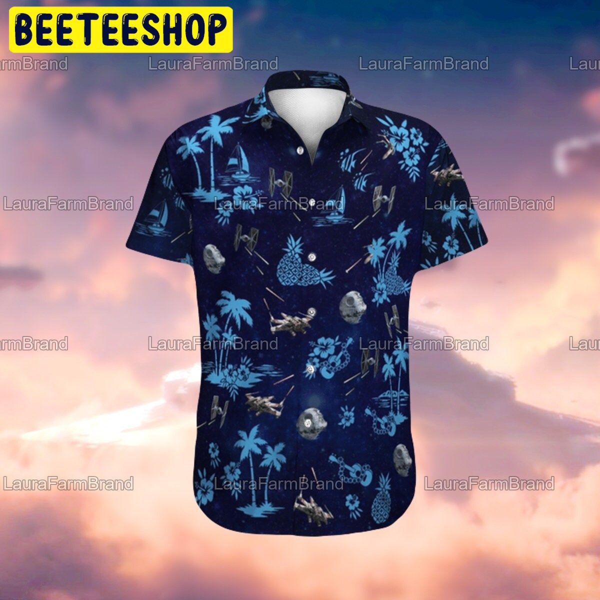 Star Wars Pattern Trending Hawaiian Shirt Star Wars Pattern Trending Hawaiian Shirt