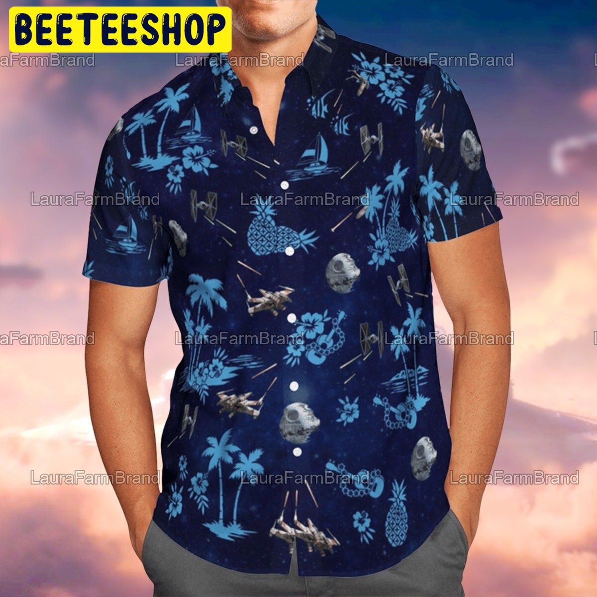 Star Wars Pattern Trending Hawaiian Shirt Star Wars Pattern Trending Hawaiian Shirt