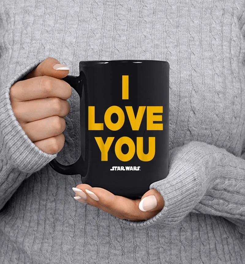 Star Wars Princess Leia I Love You Graphic C1 Mug Star Wars Princess Leia I Love You Graphic C1 Mug