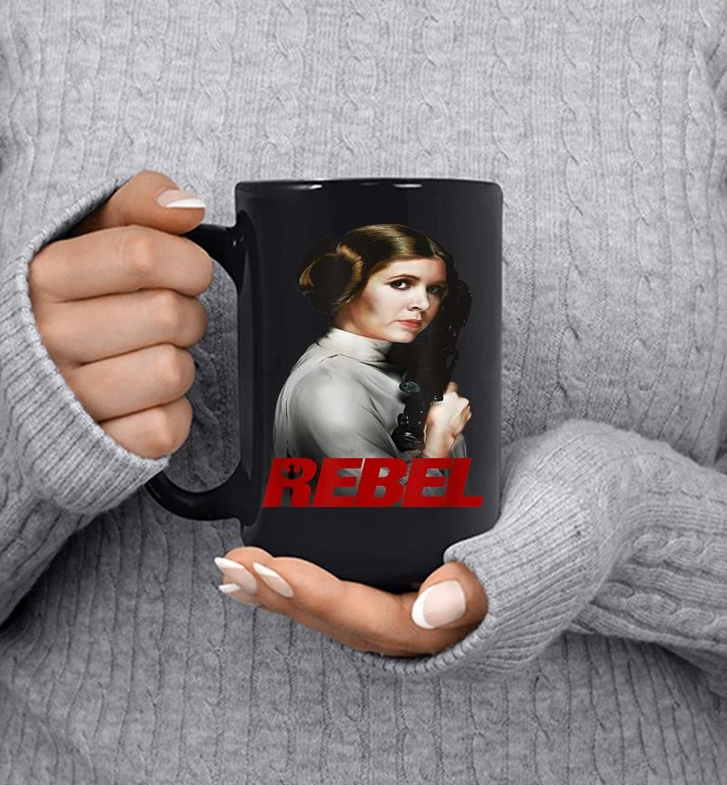 Star Wars Princess Leia Rebel With A Cause Graphic Mug Star Wars Princess Leia Rebel With A Cause Graphic Mug
