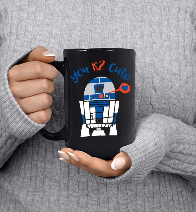 Star Wars R2-d2 Too Cute Valentine 039s Day Premium Mug Star Wars R2-d2 Too Cute Valentine 039s Day Premium Mug