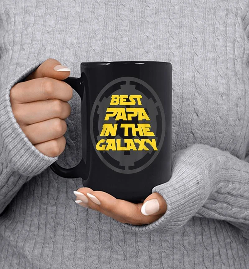 Star Wars Rebel Logo Best Papa In The Galaxy Graphic Mug Star Wars Rebel Logo Best Papa In The Galaxy Graphic Mug