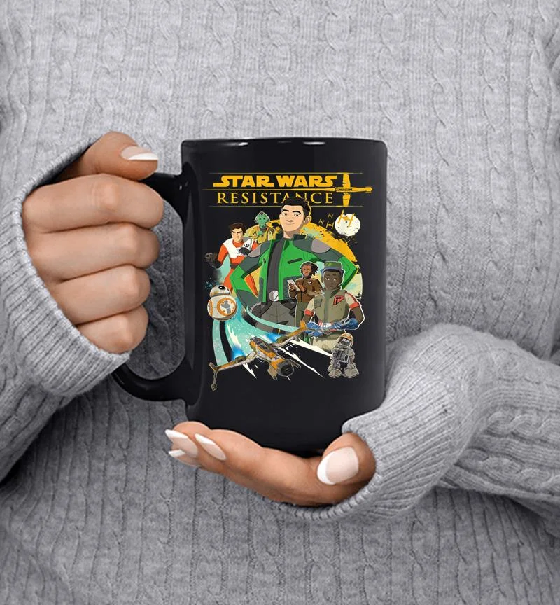 Star Wars Resistance Kaz And Crew Mug Star Wars Resistance Kaz And Crew Mug