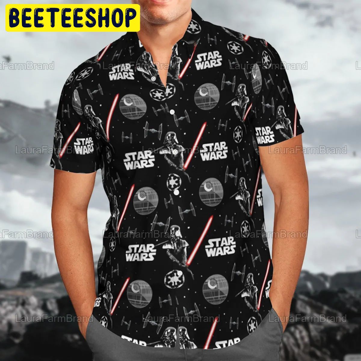 Star Wars Space Ship Battle Icon Trending Hawaiian Shirt Star Wars Space Ship Battle Icon Trending Hawaiian Shirt