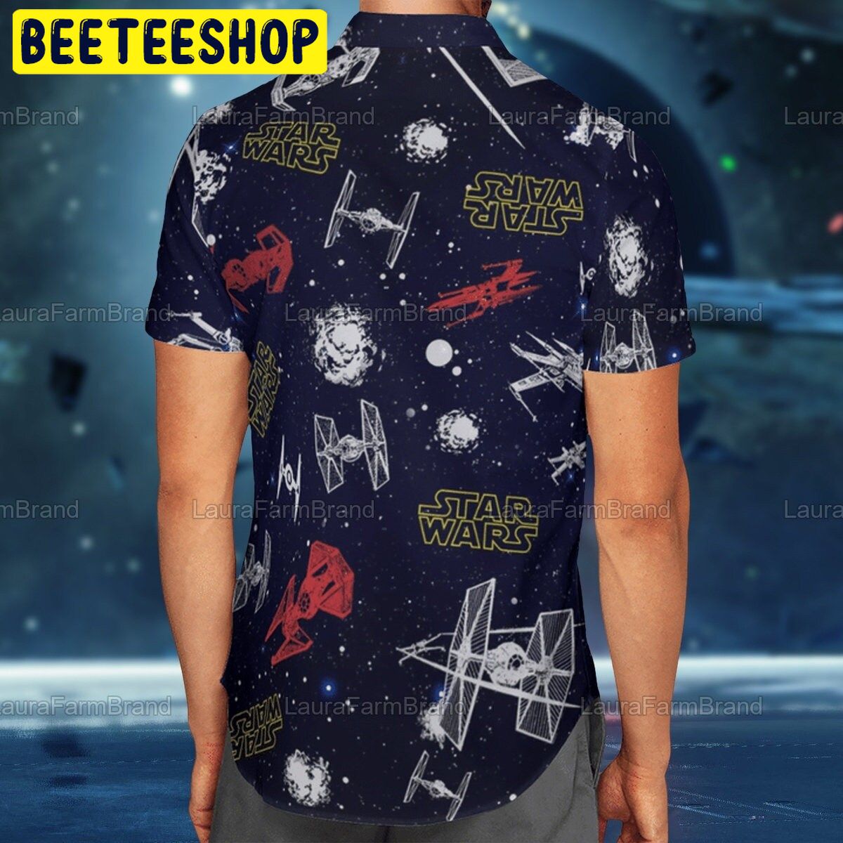 Star Wars Space Ship Battle Trending Hawaiian Shirt Star Wars Space Ship Battle Trending Hawaiian Shirt