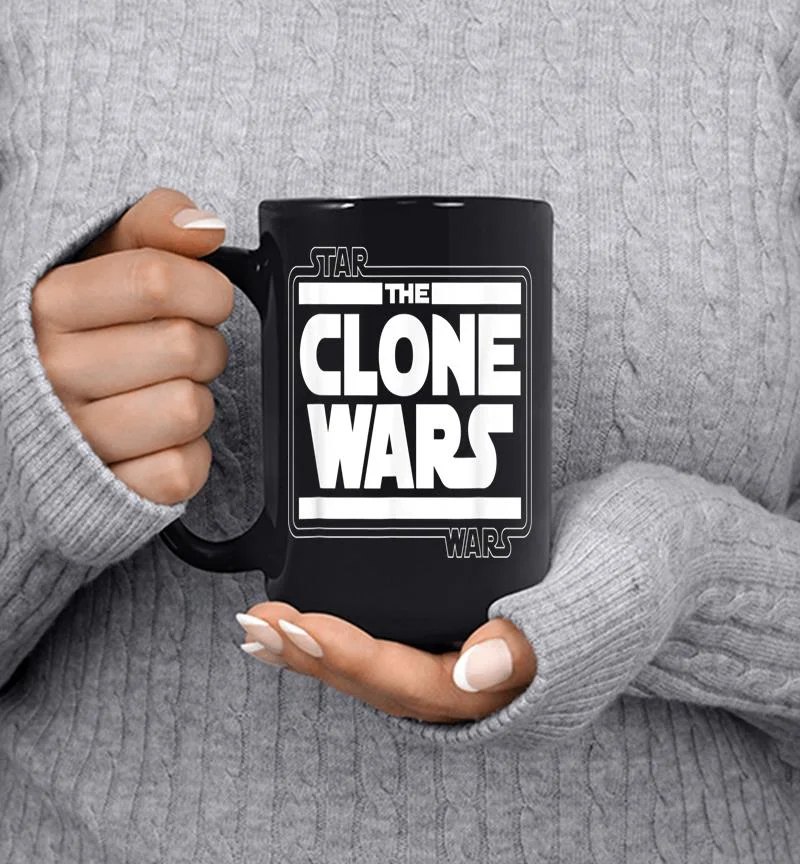 Star Wars The Clone Wars Logo Mug Star Wars The Clone Wars Logo Mug