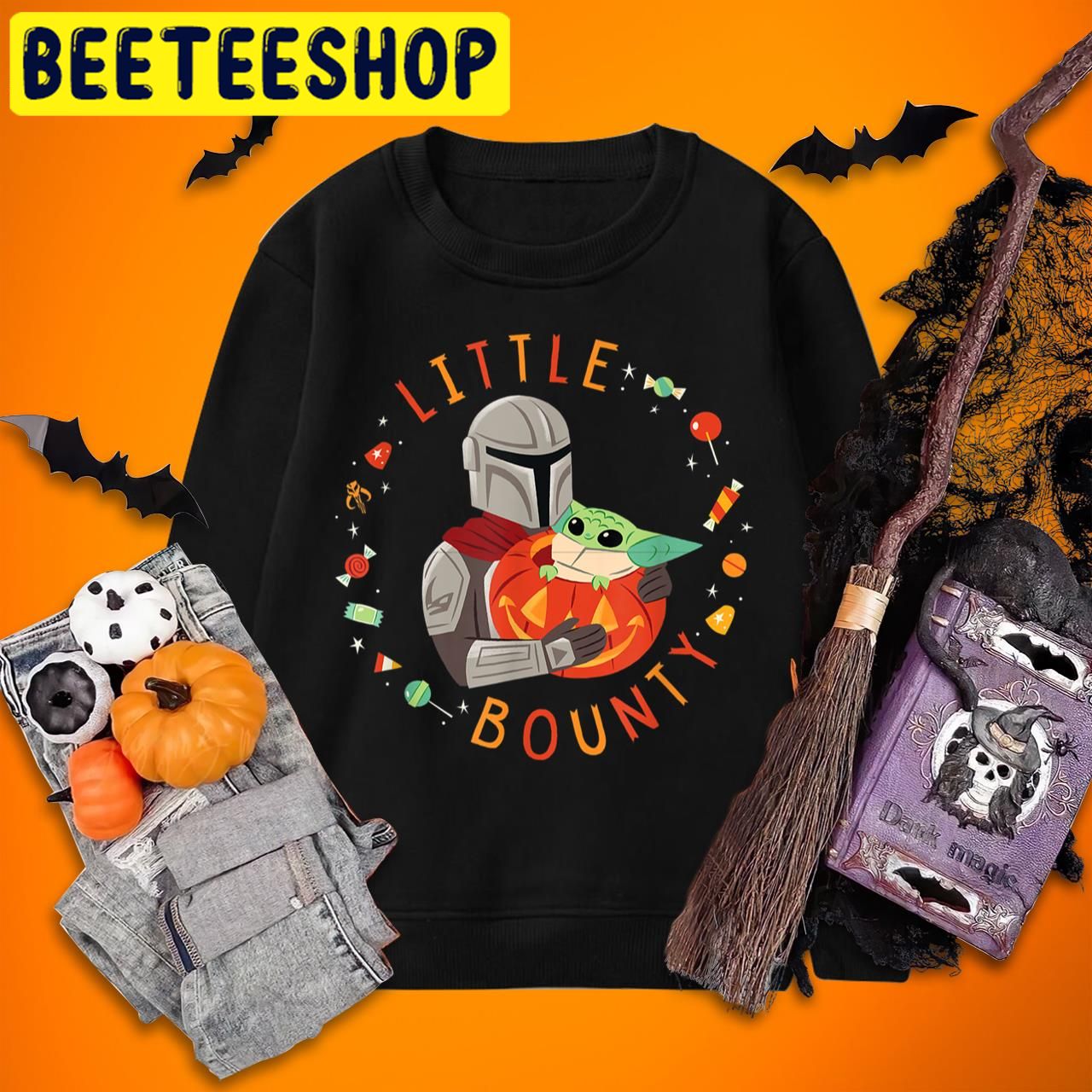 Star Wars The Mandalorian Grogu Little Bounty Star Wars Halloween Trending Unisex T-Shirt Star Wars The Mandalorian Grogu Little Bounty Star Wars Halloween Trending Unisex T-Shirt