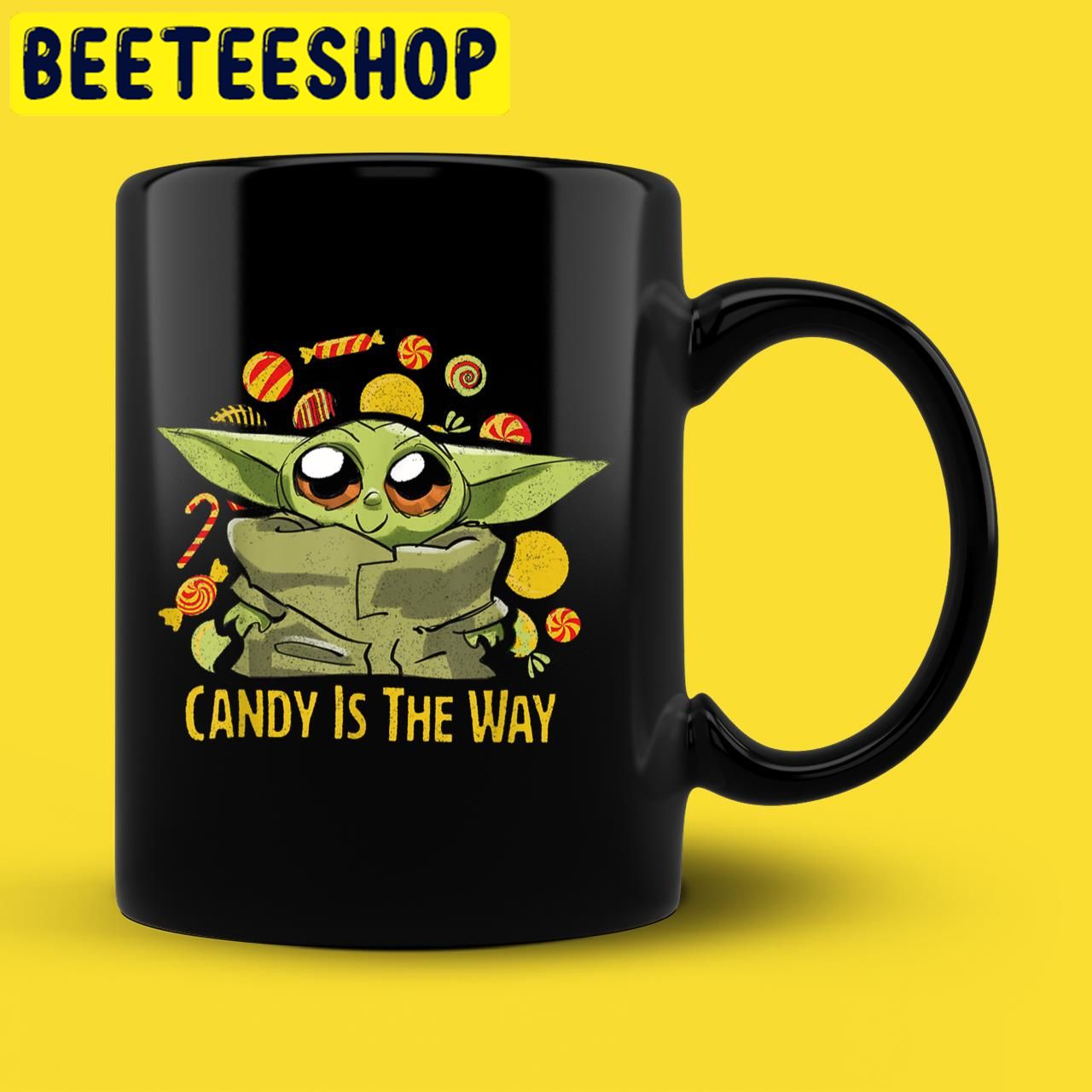 Star Wars The Mandalorian The Child Candy Halloween Trending Unisex T-Shirt Star Wars The Mandalorian The Child Candy Halloween Trending Unisex T-Shirt