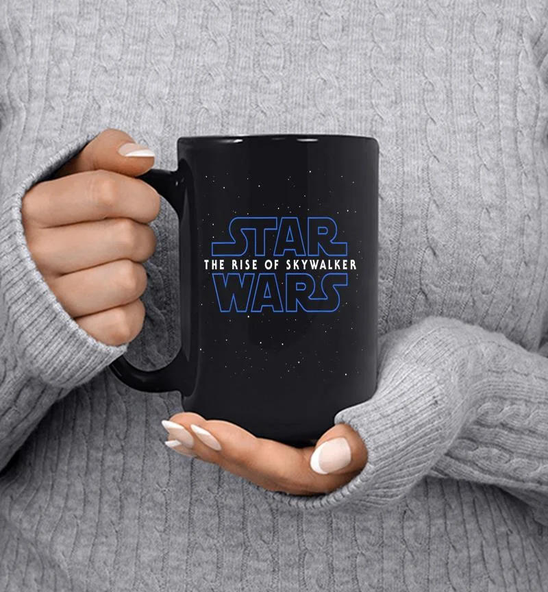 Star Wars The Rise Of Skywalker Episode 9 Movie Space Logo Mug Star Wars The Rise Of Skywalker Episode 9 Movie Space Logo Mug