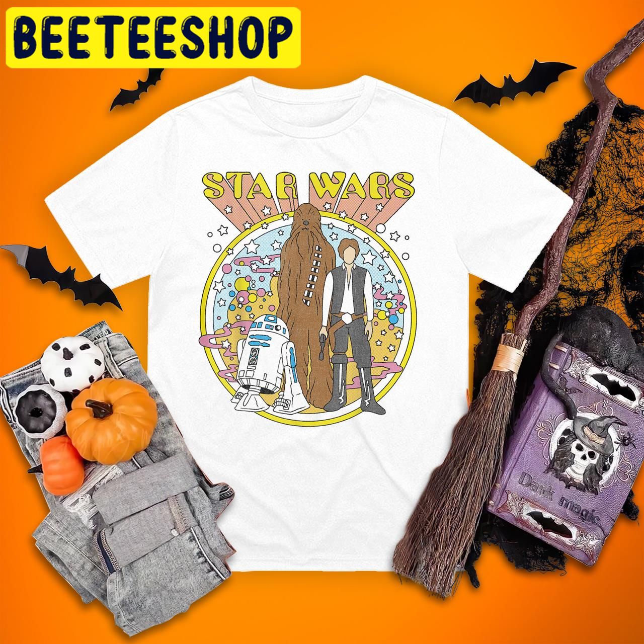 Star Wars Vintage Psych Rebels Star Wars Halloween Trending Unisex T-Shirt Star Wars Vintage Psych Rebels Star Wars Halloween Trending Unisex T-Shirt