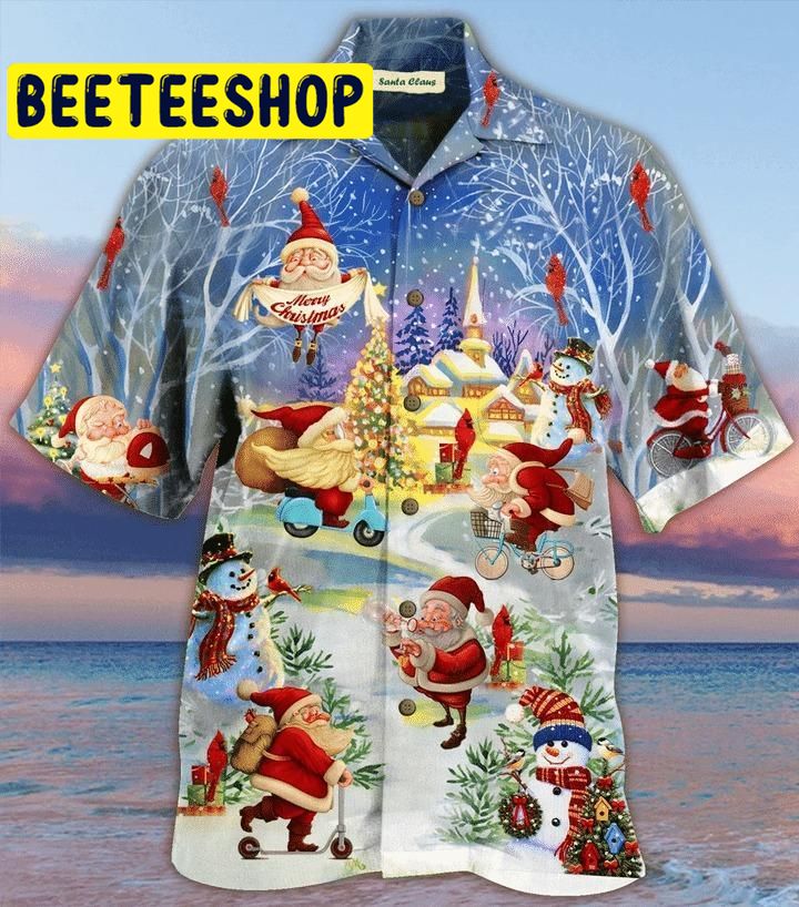 Stay Cool Santa Claus Hawaiian Shirt Stay Cool Santa Claus Hawaiian Shirt