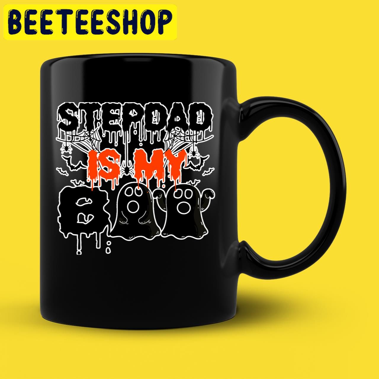 Stepdad Is My Boo Spooky Costume Stepdad Halloween Trending Unisex T-Shirt Stepdad Is My Boo Spooky Costume Stepdad Halloween Trending Unisex T-Shirt