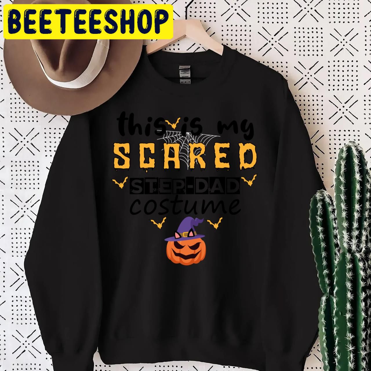Stepdad This My Scared Pumkin Halloween Trending Unisex T-Shirt Stepdad This My Scared Pumkin Halloween Trending Unisex T-Shirt