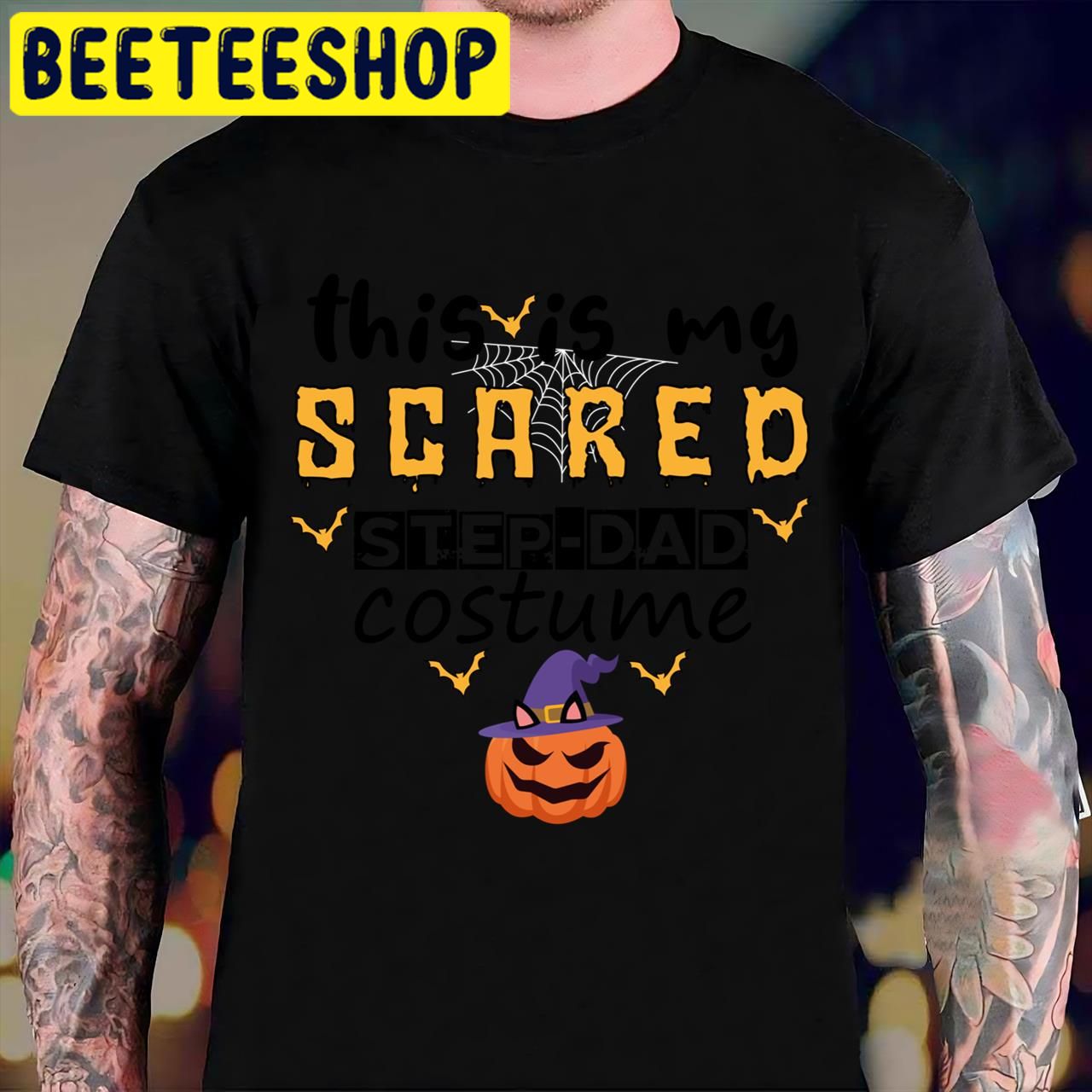 Stepdad This My Scared Pumkin Halloween Trending Unisex T-Shirt Stepdad This My Scared Pumkin Halloween Trending Unisex T-Shirt