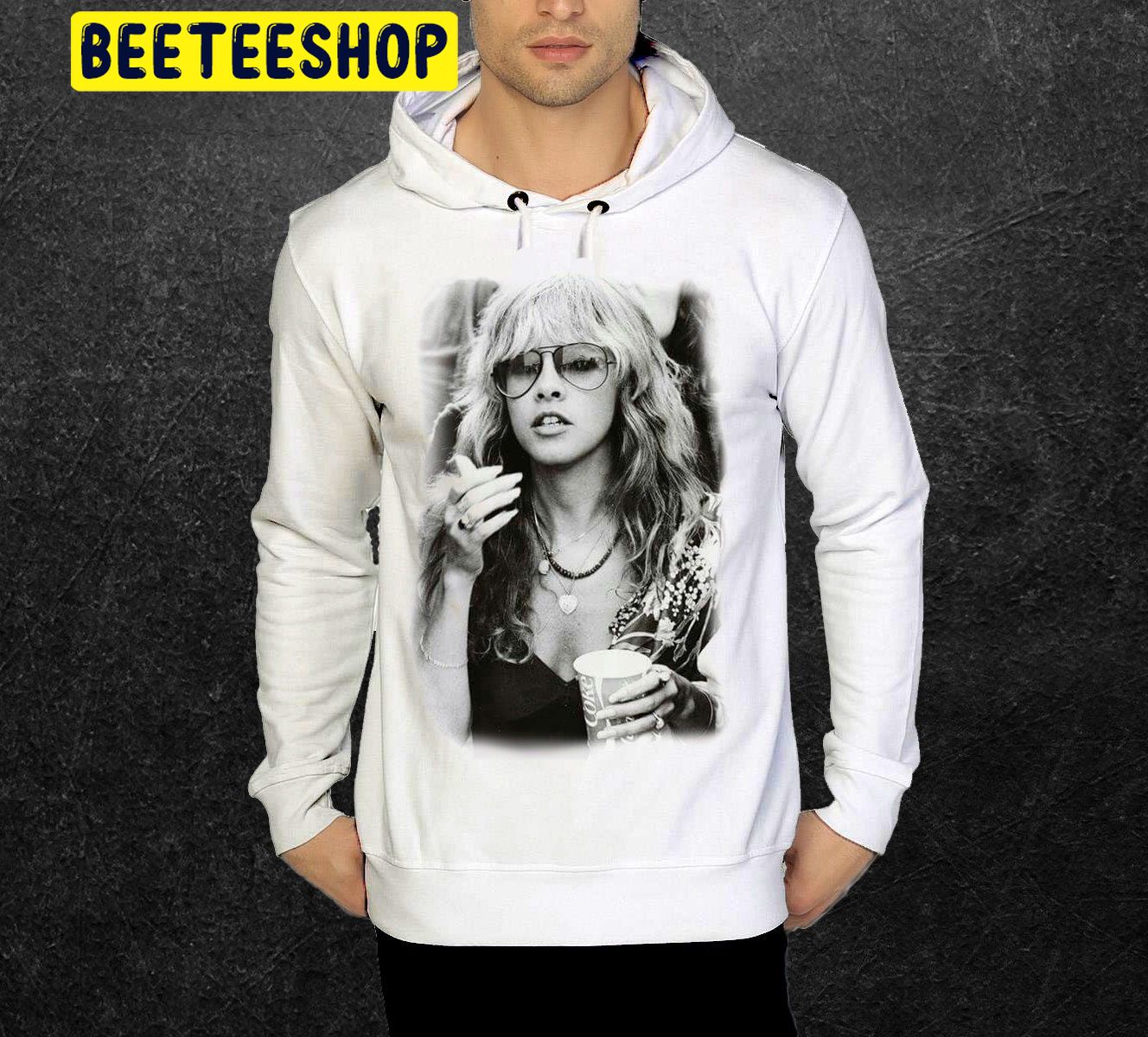 Stevie Nicks Black Vintage Trending Unsiex Shirt Stevie Nicks Black Vintage Trending Unsiex Shirt