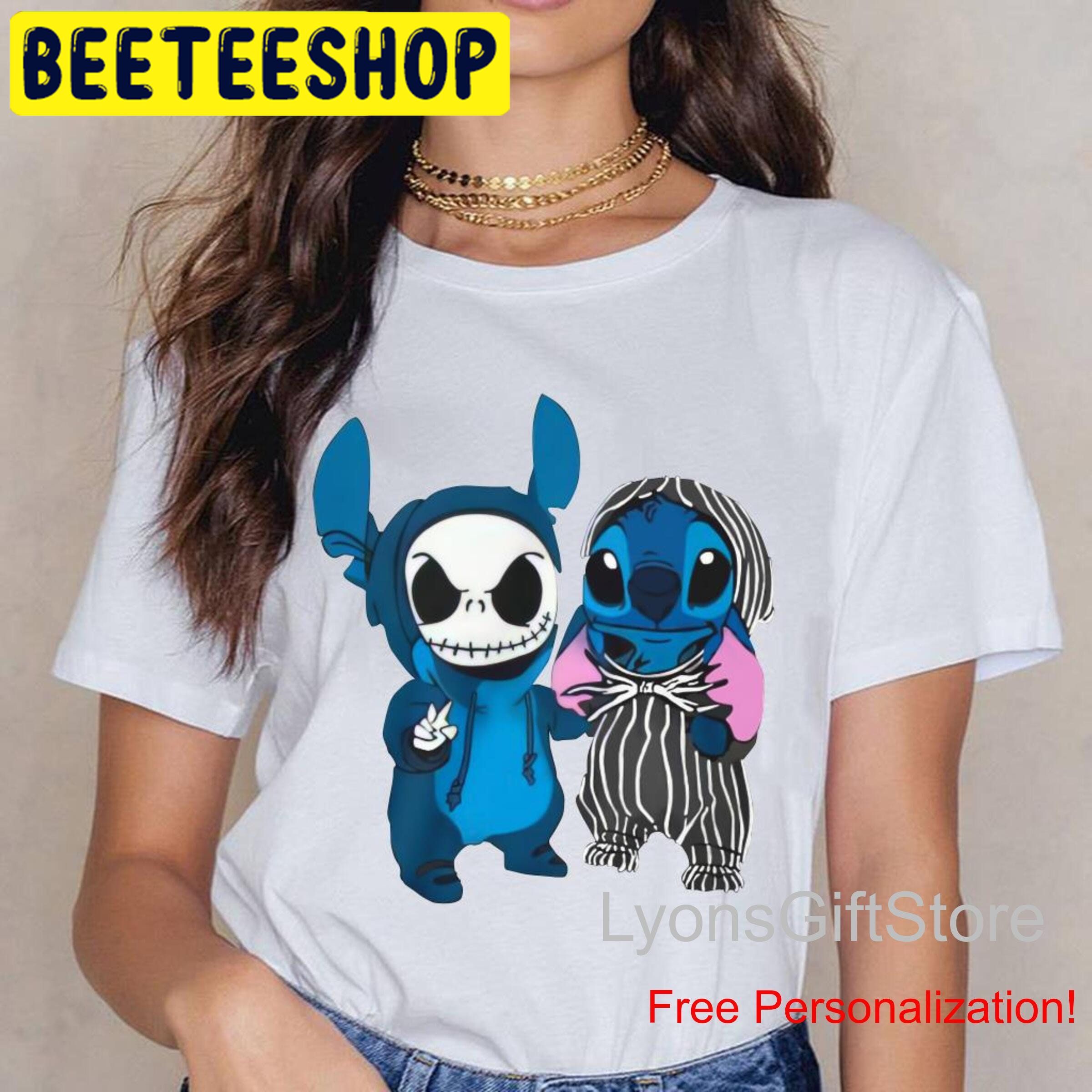 Stitch And Jack Skellington Funny Best Friends HalloweenTrending Unisex Shirt Stitch And Jack Skellington Funny Best Friends HalloweenTrending Unisex Shirt
