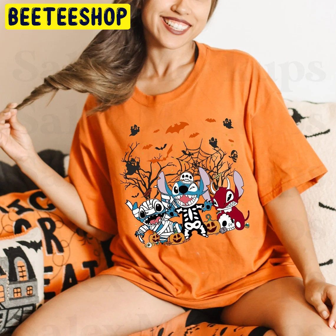 Stitch Cosplay Horror Killer Halloween Trending Unisex Shirt Stitch Cosplay Horror Killer Halloween Trending Unisex Shirt