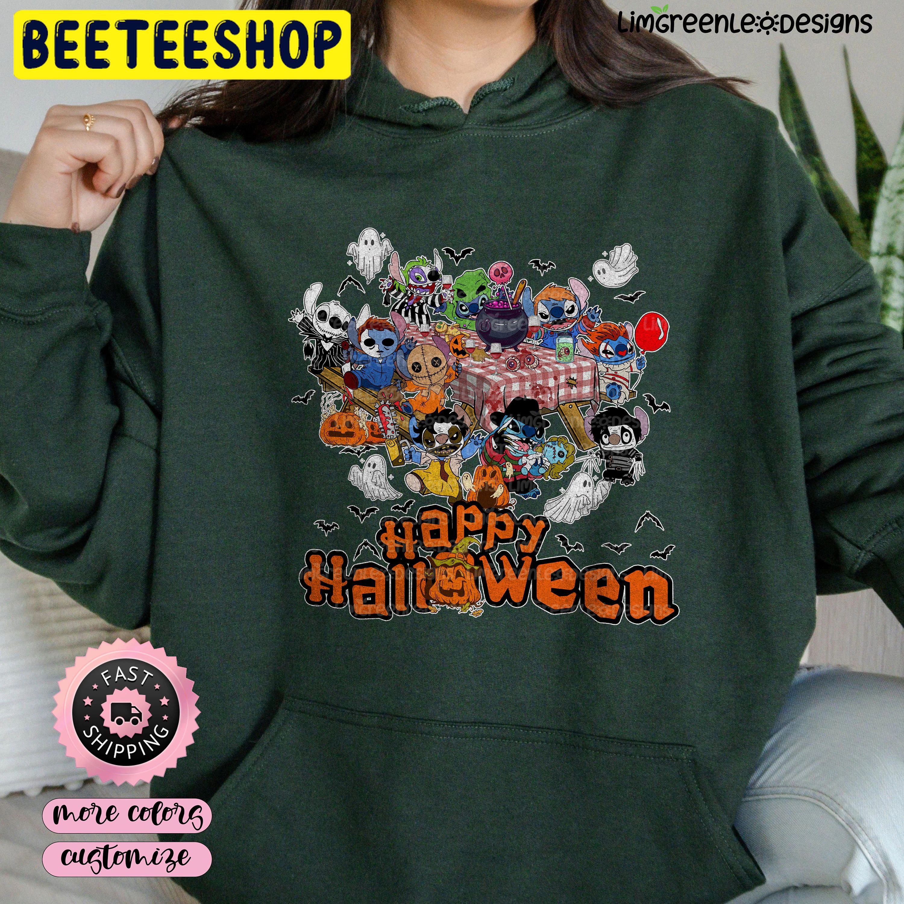 Stitch Cosplay Horror Killer Happy Halloween Party Trending Unisex Shirt Stitch Cosplay Horror Killer Happy Halloween Party Trending Unisex Shirt