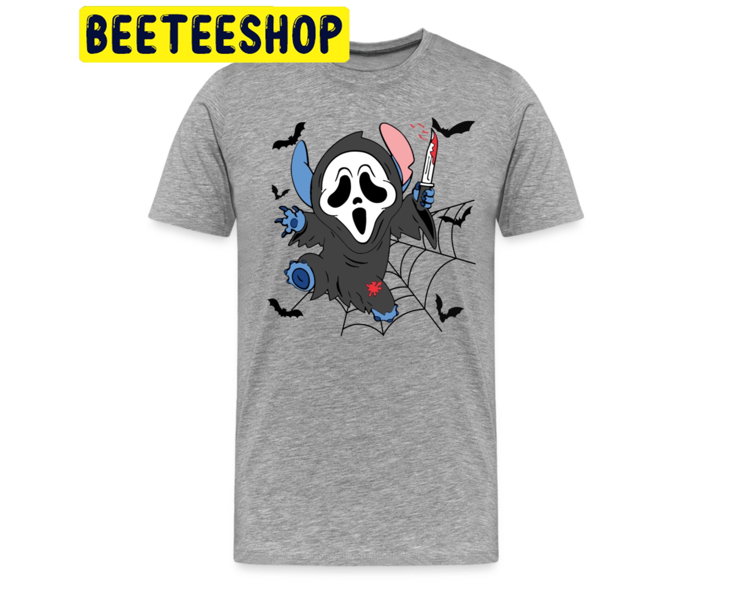 Stitch In Ghostface HalloweenTrending Unisex Shirt Stitch In Ghostface HalloweenTrending Unisex Shirt