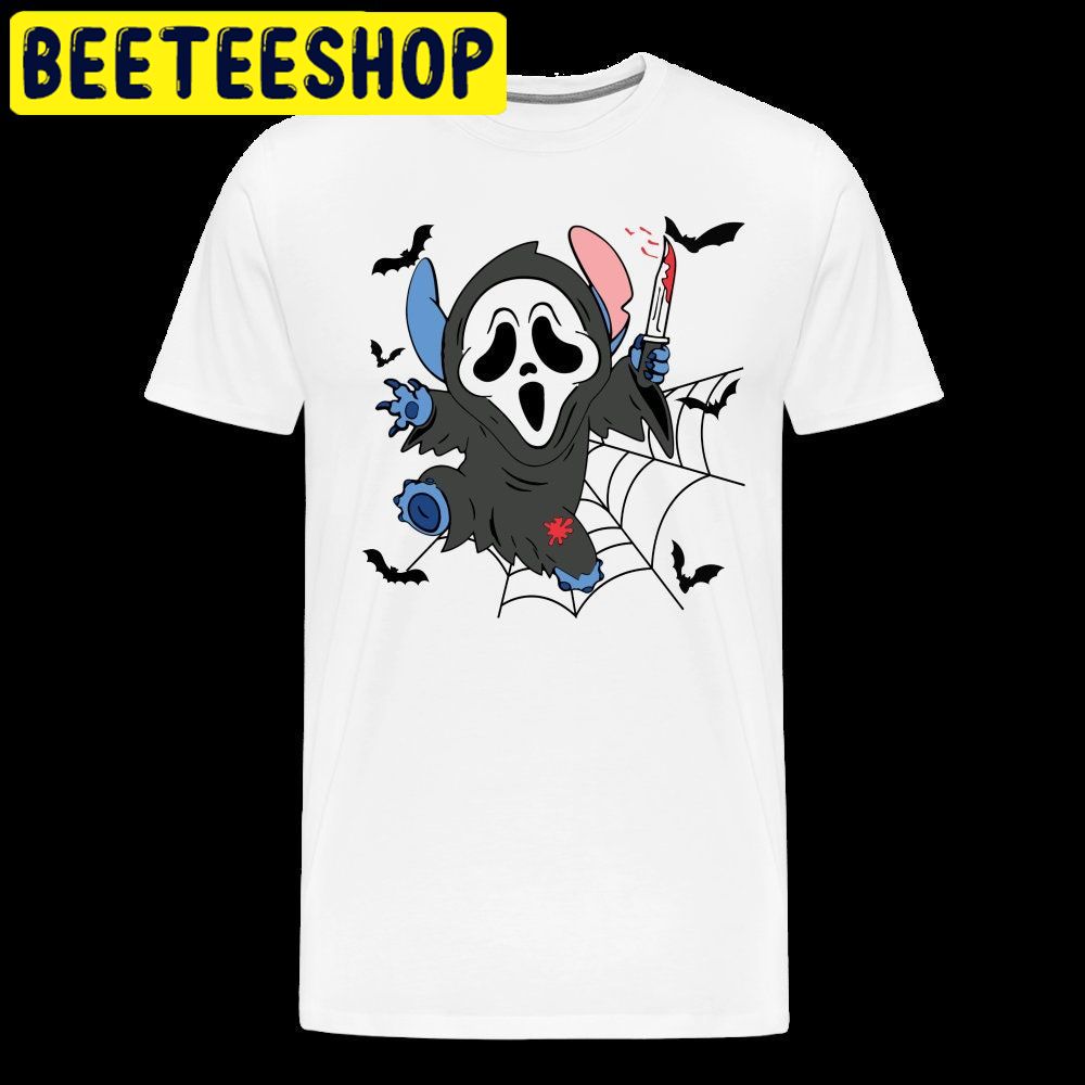 Stitch In Ghostface HalloweenTrending Unisex Shirt Stitch In Ghostface HalloweenTrending Unisex Shirt
